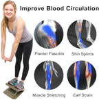 StrongTek Portable Slant Board, Lightweight 3.7 lbs, 5-Level Adjustable Calf Stretch Board (20°–50°) with Non-Slip Surface for Safe Stretching, Improved Ankle Flexibility, Balance & Rehab Anywhere