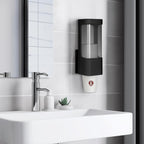 Cup Dispenser, Wall Mounted Water Cooler Cup Dispenser for 3oz-5oz Disposable Cups, Bathroom Cup Holder, Plastic Paper Cup Dispenser with Adhesive/Screw Mount for Office, Hospital, Bathroom