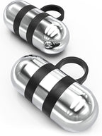 Synergee Cardio Hand Weights. Steel Hand Weights Dumbbell Set with Anti-Slip Silicone Finger Loop for Workout, Fitness, Training for Men and Women. Sold in Pairs. Available in 1lb, 1.5lb and 2lb Sets