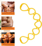 7 Ring Stretch Resistance Exercise Band, BetterJonny Workout Bands Yoga Stretching，Foot, Leg and Arm Exerciser for Home or Fitness Center Workout Walking Exercise