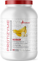 Metabolic Nutrition, Protizyme, 100% Whey Protein Powder, High Protein, Low Carb, Low Fat Whey Protein, Digestive Enzymes, 24 Essential Vitamins and Minerals, 4 Pound (52 ser)