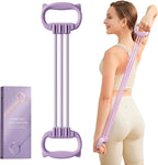Resistance Bands with Handles, Single Resistance Bands, Exercise Bands with Comfortable Handles, Resistance Training, Physical Therapy, Home Workouts, Fitness, Pilates