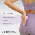 Massage Lacrosse Balls for Myofascial Release,Yoga Deep Tissue Massage,Trigger Point Therapy and Foot Plantar Fasciitis,Muscle Soreness Massager Ball (2 Packs) (Light Purple)