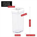 DWËLLZA KITCHEN Airtight Food Storage Containers – 4 Piece set Air Tight Pantry Storage Containers Clear Kitchen Organization and Storage Set BPA-Free - Keeps your Food Fresh & Dry