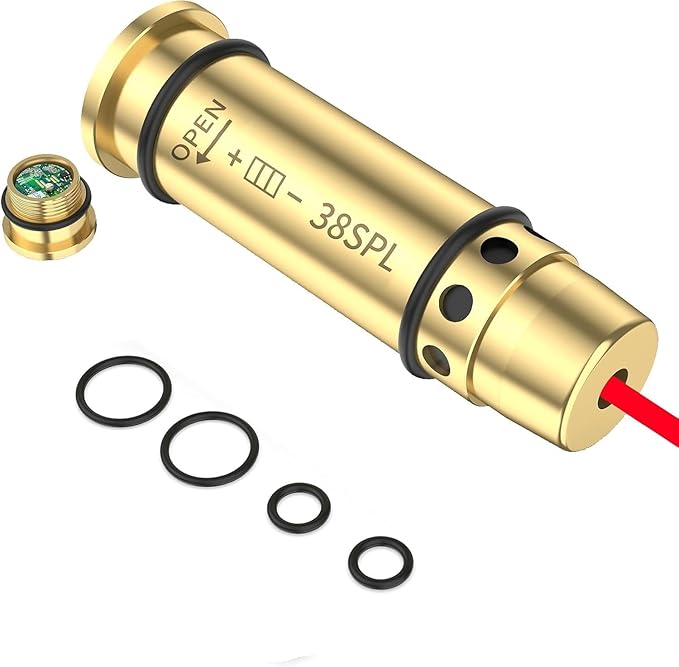 Laser Training Cartridge for .38SPL/.357mag/9mm and Laser Trainer Target for Dry Fire Training System Dry Fire Practice and Shooting Training