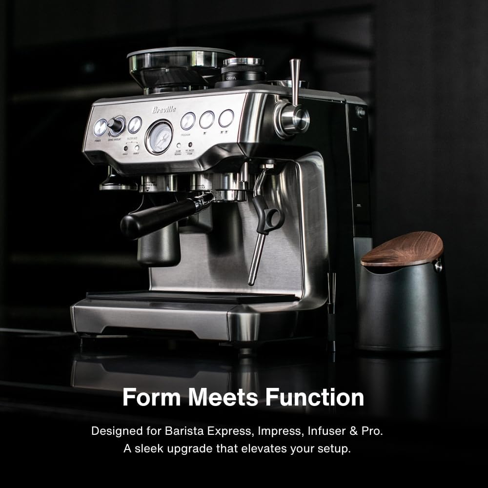 CREMA Coffee Products Replacement Steam Lever for Breville Espresso Machines | Ergonomic Stainless Steel Design | Compatible with Barista Express, Infuser, Barista Pro | Easy Grip | White Finish