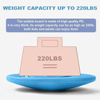 Balance Board for Kids with Maze - Plastic Wobble Board for Skiing Surfing Snowboard Training, Non-Slip Sensory Rocker Board for Toddlers 3-12, Core Strength Physical Therapy Equipment & Skateboard Balance Trainer