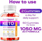 (3 Pack) Fast Ripped Keto ACV Gummies Advanced Weight Loss, Fast Ripped Weight Loss Gummies Keto+ACV, Keto ACV Gummies Ripped, Keto Fast, Ripped Keto, Fast Ripped Keto + ACV Gummies 1050mg, 3 Months