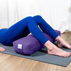 Sol Living Yoga Bolster Pillow Rectangular Meditation Cushion Cotton Meditation Accessories for Restorative Yoga Meditation Pillow Yoga Pillow Firm Body Pillow Bolster Pillow for Legs Removable Cover