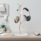 Mug Holder, Countertop Mug Tree, Coffee Mugs & Tea Cup Storage Rack, Coffee Counter Bar Accessory & Kitchen Organizer