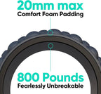 FitBeast Back Roller, Back Wheel Foam Roller - Targeted Muscle Roller for Deep Tissue Massage, Back Stretcher