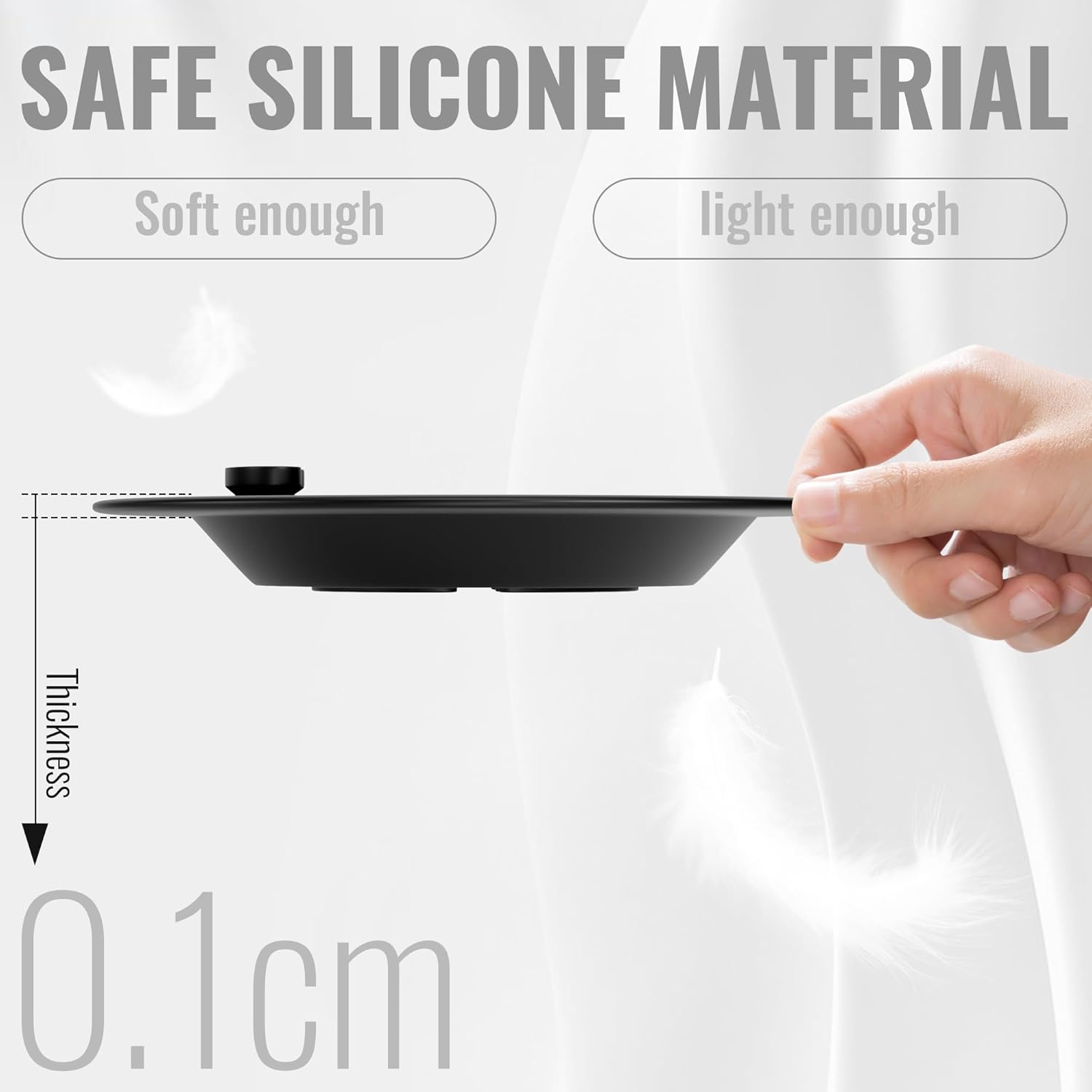 BOGDA Espresso Backflush Cleaning Disc 54mm, 4 Pack Fit For Bre-Ville Cleaning Disc And Bre-Ville Part BES870XL/11.2 Rubber Disks, BES870XL/ BES878BSS/ BES880 etc