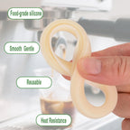 Silicone Steam Ring for Breville Espresso Machine 54mm Gasket Replacement for Breville810 /840/860 /870/878 /450/500/Sage 500/810/870/875/880/878.2 Pack.