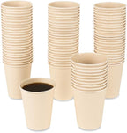 Disposable Coffee Cups Paper Cups Coffee Cups, Brown Hot Cups 120 Count 10 oz Water cups