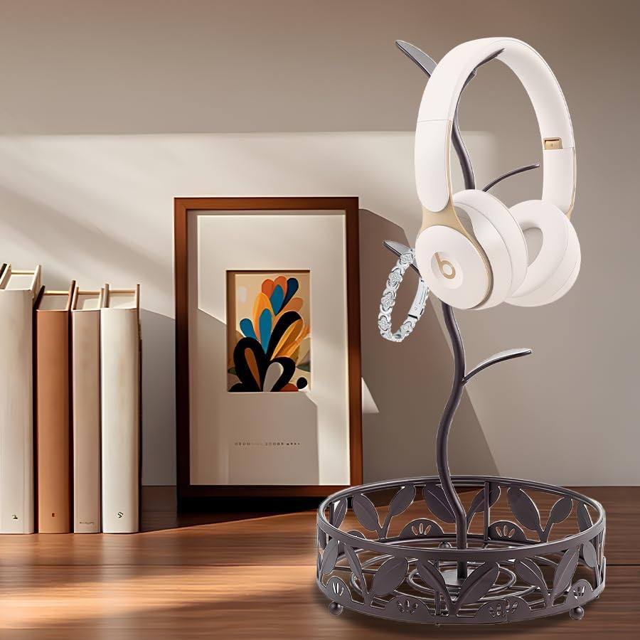 Simcat Mug Holder, Coffee Mugs/Tea Cup Storage Rack Stand, Countertop Mug Tree,Upgraded Stable Mug Stand for Kitchen Counter Cabinet Cafe Black Brow