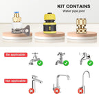 40ft Water Fed Pole Kit, Rotatable Solar Panel Cleaning Brush & Squeegee, 2 Dusting Brushes, Extendable Black Lightweight Pole for Roof Window