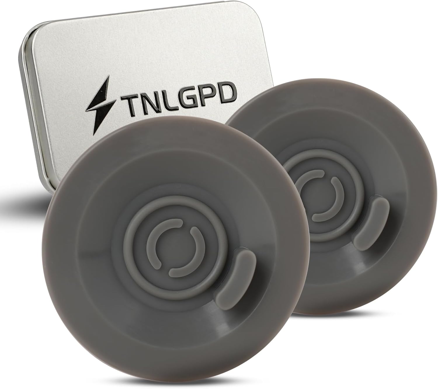 54mm Cleaning Disc Replacement for Breville Espresso Backflush Cleaning Disc for Breville Compatible with BES870/BES878/BES876/BES840/BES880/BES881/BES810/881 (54mm Glossy Gray (No Holes))