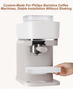 Drip Tray Lower & Extension for Philips Baristina Espresso Coffee Machine, Lower & Wider Base for Oversized Cups, PETG Material, Easy Clean