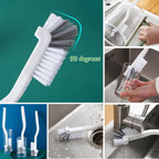 12Pcs Small Cleaning Brush, Crevice Gap Cleaning Brush,Door Window Track Groove Corner Crevice Cleaning Brushes for Cleaning Window Grooves/Bathroom/Toilet Corner/Kitchen/Faucet/Sink/Keyboards
