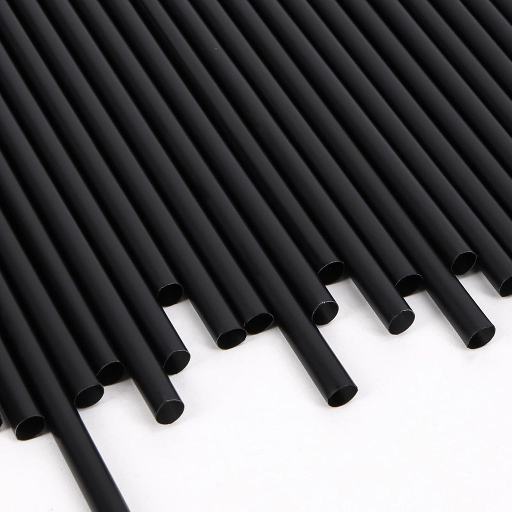 Tomnk 500pcs Straws Disposable, 10.3 Inches Plastic Straws, Plastic Drinking Straws for Tumblers and Ice Coffee
