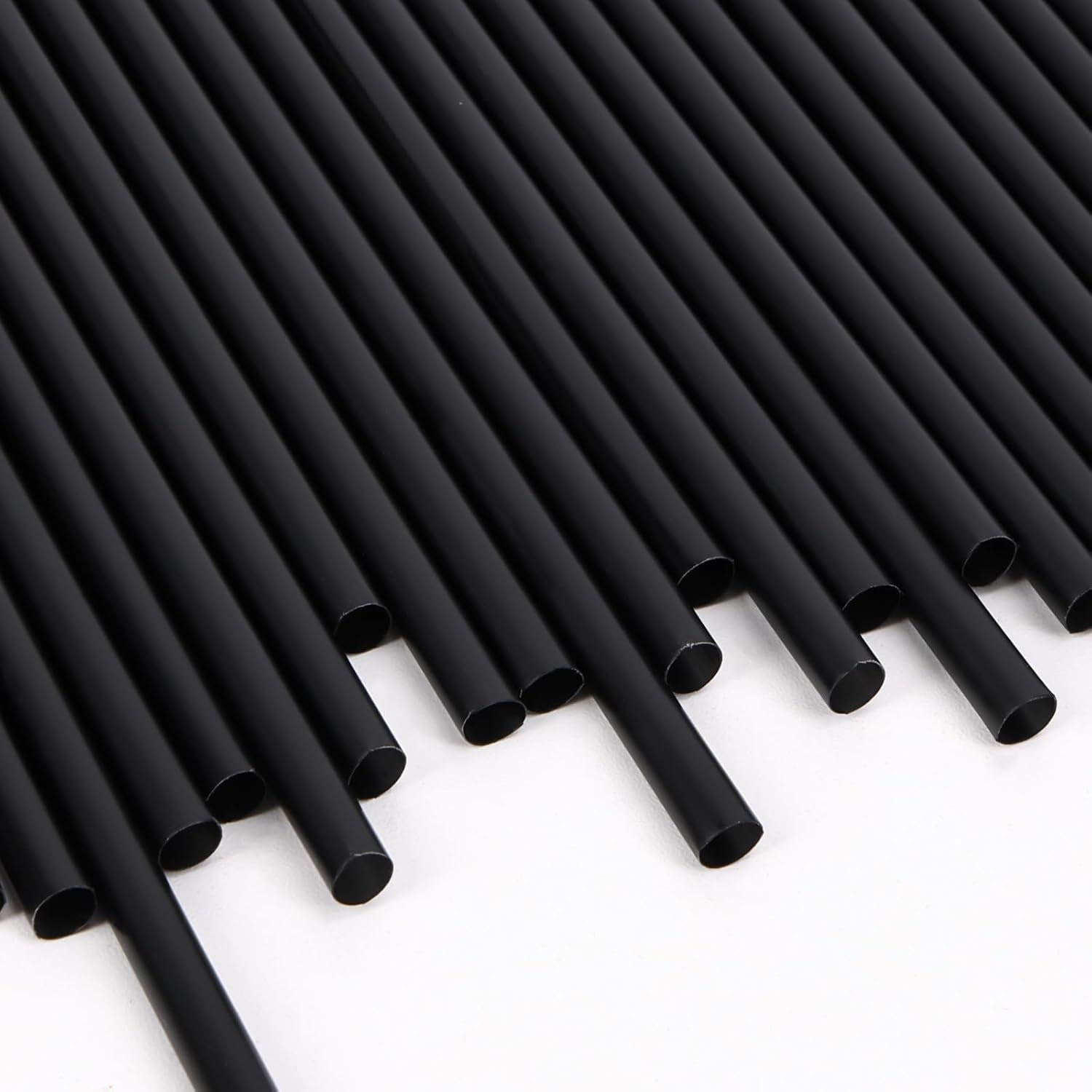 Tomnk 500pcs Straws Disposable, 10.3 Inches Plastic Straws, Plastic Drinking Straws for Tumblers and Ice Coffee