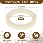 4 Pcs 54mm Silicone Steam Ring Replacement Gasket for BrevilleEspressoMachine878/870/860/840/810/500/450/Sage 500/870/875/880/810/878, No BPA Grouphead Gasket