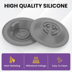 Espresso Backflush Cleaning Disc, 54mm Silicone Backflush Disc for Most Espresso Machines, Compatible with BES870XL BES878BSS BES880 BES840XL BES810BSS, 4 Pack