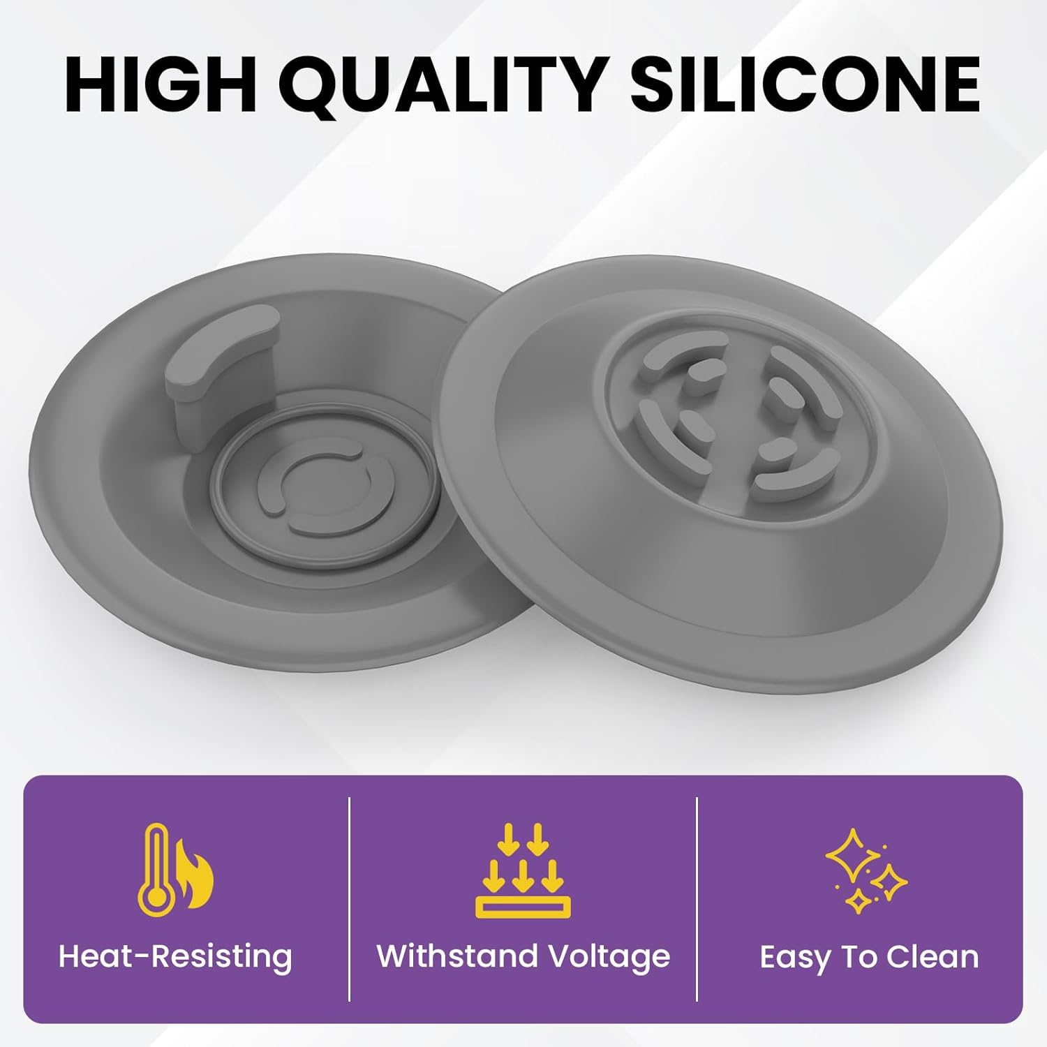 Espresso Backflush Cleaning Disc, 54mm Silicone Backflush Disc for Most Espresso Machines, Compatible with BES870XL BES878BSS BES880 BES840XL BES810BSS, 4 Pack