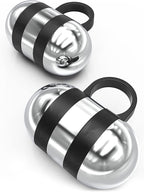 Synergee Cardio Hand Weights. Steel Hand Weights Dumbbell Set with Anti-Slip Silicone Finger Loop for Workout, Fitness, Training for Men and Women. Sold in Pairs. Available in 1lb, 1.5lb and 2lb Sets