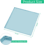 TRZZ Silicone Waterproof Under Sink Mat 22" x 19", Drip Tray and Cabinet Liner for Kitchen and Bathroom, Prevents Water Damage and Organizes Cabinets (Light Blue)