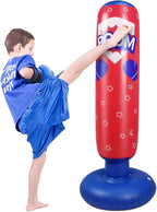 Punching Bag for Kids, Free Standing Boxing Bag for Bounce Back Focus Punching Bag for Practicing Karate, Taekwondo, De-Stress Boxing Bag for Kids.