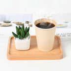 Disposable Coffee Cups Paper Cups Coffee Cups, Brown Hot Cups 120 Count 10 oz Water cups