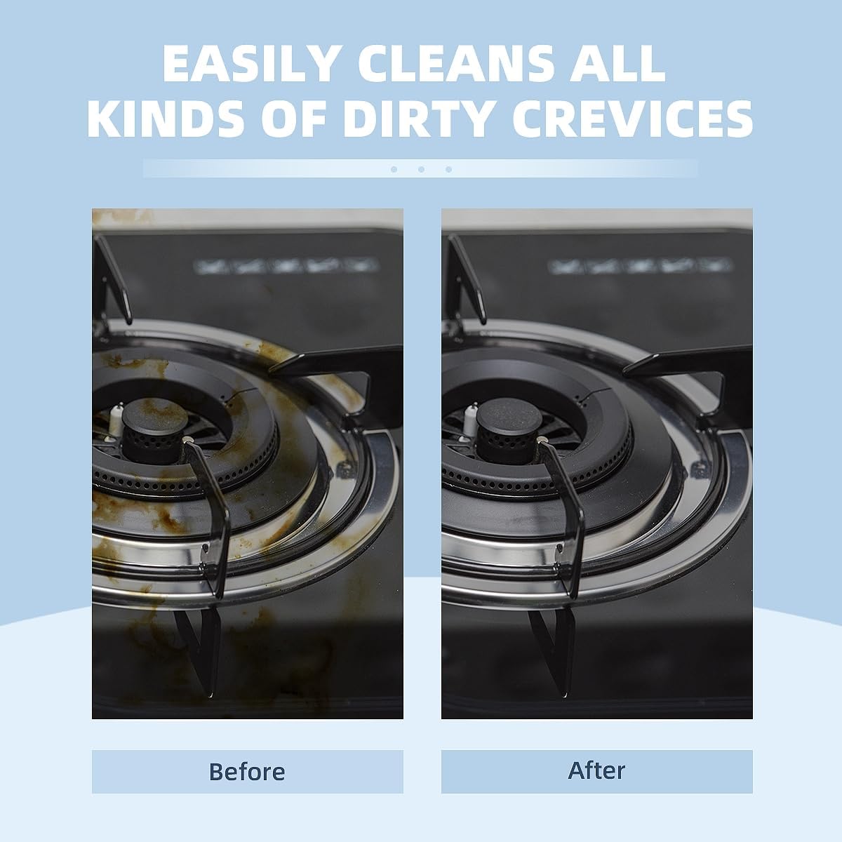 Hard Bristle Crevice Cleaning Brush-Thin Gap Scrub Brush, Small Cleaning Brush, Grout Brush, Kitchen Brush, Cleaning Tools for Toilet, Bathroom, Sink, Home, Household, Window (3, Purple)