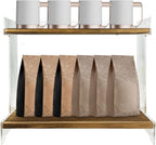 Coffee Bar Organizer,2 Tier Coffee Station, Home Storage Cups for Kitchen Countertop, Holds Cups, Coffee Beans, Placing Mugs