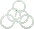 6" Pellet Stove White Gasket for Combustion Exhaust Fan Mounting Blower to Housing Seal with 100's and Most Pellet Stoves 2100J MAR60487（5/Pack）