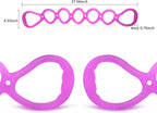 7 Ring Stretch Resistance Exercise Band, BetterJonny Workout Bands Yoga Stretching，Foot, Leg and Arm Exerciser for Home or Fitness Center Workout Walking Exercise