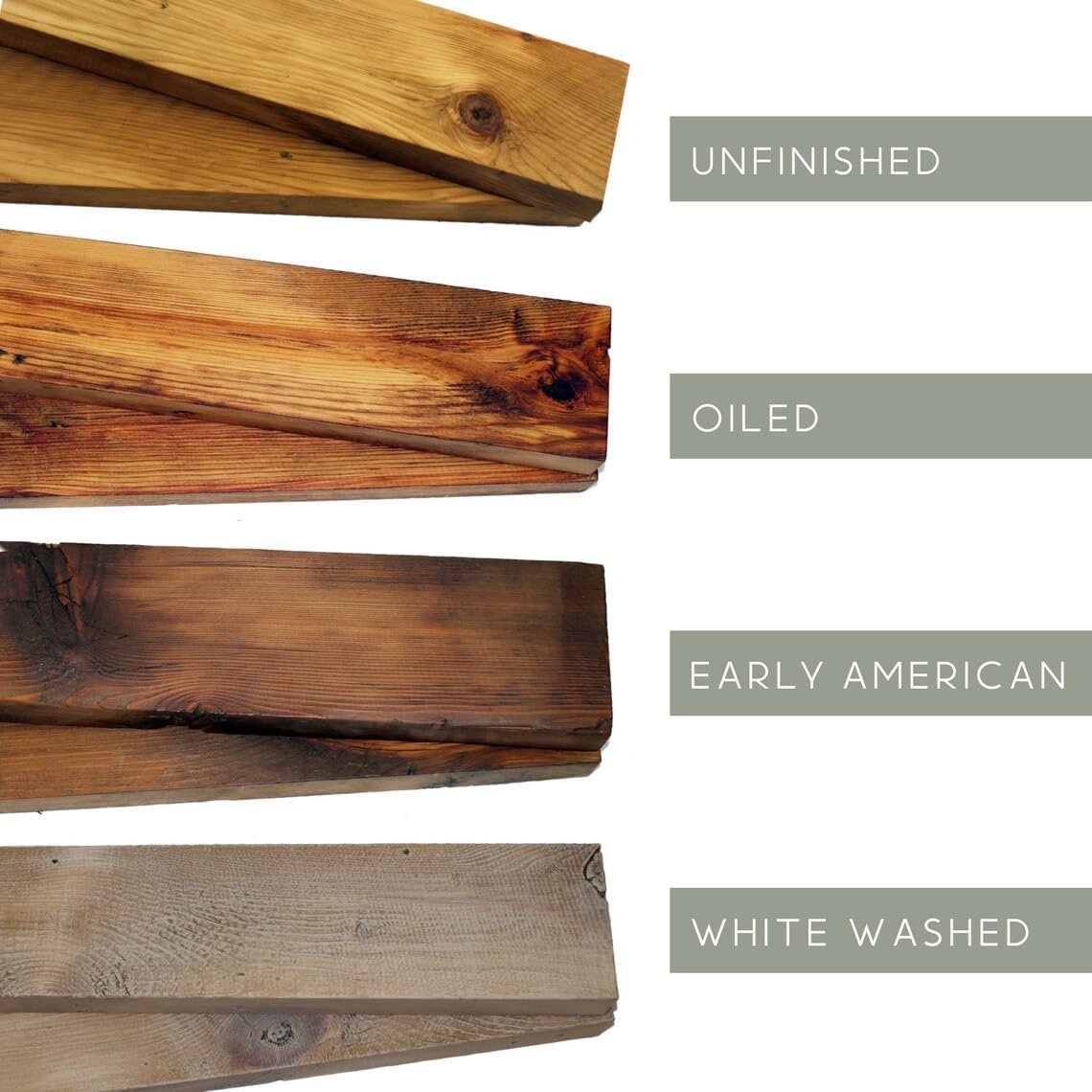 Modern Timber Craft Reclaimed Wood Fireplace Mantel Shelf | Solid Rustic American Barnwood with Steel Floating Shelf Brackets | 2.75" Thickness | 66" L x 10" D, Unfinished, Planed and Sanded