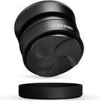 MHW-3BOMBER 51mm Coffee Distributor, Gravity Espresso Distribution Tool with Adaptive Height for Barista, Coffee Leveler for 51mm Portafilter, Black, Astra Distributor, T7019-OS