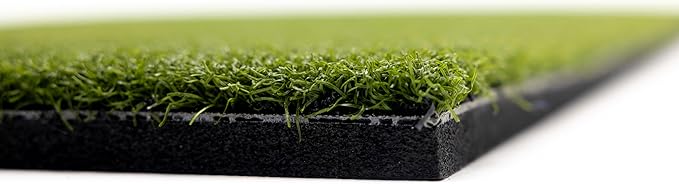 Premium Turf Indoor/Outdoor Golf Mat. Bonus Tray + 3 Tees