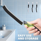 Hard Bristle Crevice Cleaning Brush-Thin Gap Scrub Brush, Small Cleaning Brush, Grout Brush, Kitchen Brush, Cleaning Tools for Toilet, Bathroom, Sink, Home, Household, Window (3, Purple)