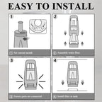 4 Pack Replacement Water Filter for Breville Espresso Machine Barista Touch Bes880, Barista Pro BES878, Oracle Touch BES990, Oracle BES980, Dual Boiler BES920 Bambino ClaroSwiss Sage by Funmit