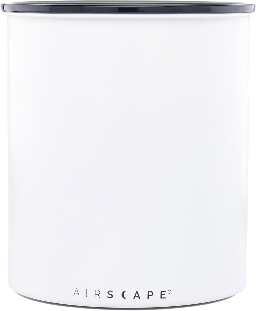 AirScape Planetary Design Kilo Coffee Storage Canister - US Patented Inner Plunger Lid Removes Excess Oxygen - DON'T buy airtight, BUY AIR-LESS - Holds 2.2 lbs Coffee Beans - (Matte White)