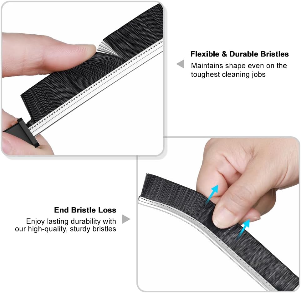 Hard Bristle Crevice Cleaning Brush, Gap Cleaning Brush, Small Cleaning Brush, Grout Brush, Kitchen Brush, Bathroom Crevice Brush for Toilet, Home, Bathtub, Sink, Household, Window - 3 Pcs