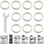 10Pcs Felt Washer Replacement for Breville Espresso Machine Grinders, Compatible with BES870, BES878, BES880, BES980, BES990, BCG600, BCG820, Breville Espresso Machine Parts