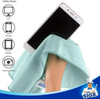 MR.SIGA Ultra Fine Microfiber Cloths for Glass, Pack of 6, 35 x 40 cm 13.7" x 15.7"
