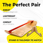 GIBBON SlackBoard - GiBoard Balance Board Kids & Adults - Slackline Balance Trainer - Slack Board Core Workout Equipment Home Gym Training - Standing Desk Exercise - Yoga, Agility, Pilates & More