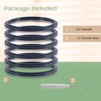 Pack of 6 Replacement Parts Gaskets with Lip Compatible with 900w NutriBullet Extractor Blender