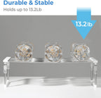 carrotez 2 Pack Expandable Cabinet Organizer, Set of 1 Width & Height-Adjustable Kitchen Cabinet Organizer Shelf, Stackable Kitchen Counter Shelf, 11.8~19.6 x 7.8 x 5.9~9" White