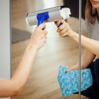 Sunbeam Cloth – Multipurpose Reusable Cleaning Cloth for Glass, Furniture, Floors, and More (Blue, Small)