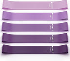 Resistance Bands for Working Out, Elastic Pilates Flexbands for Physical Therapy Yoga, Stretch Exercice Loop Bands for Booty Legs